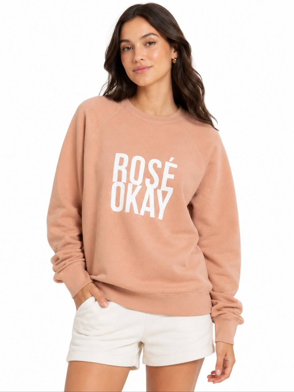 Brunette The Label Crewneck | XS/S | Peach